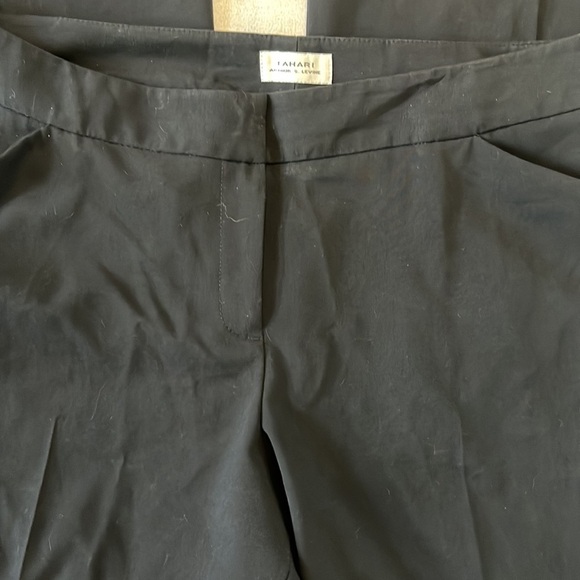 Tahari Arthur S. Levine dress pants Black mid rise flare leg NWOT Size 16 - Picture 4 of 11